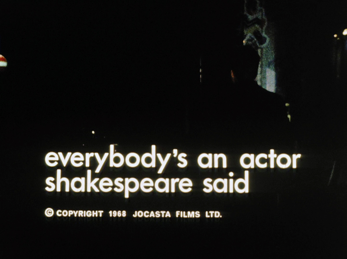 Everybody's an Actor, Shakespeare Said (1968)