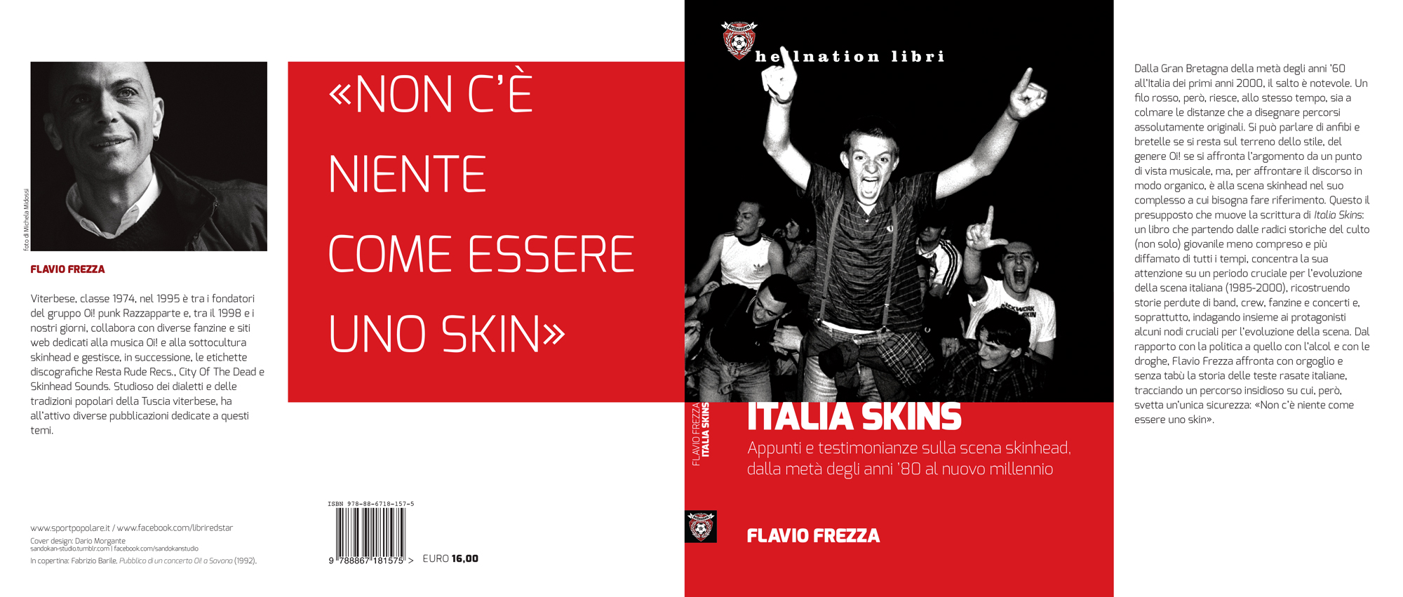 Fronte e retro del libro "Italia Skins"